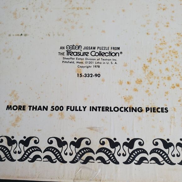 Eaton 1978 Puzzle "Cycling" 500 Missing One Piece 18"x24"  Treasure Collection - Picture 15 of 15
